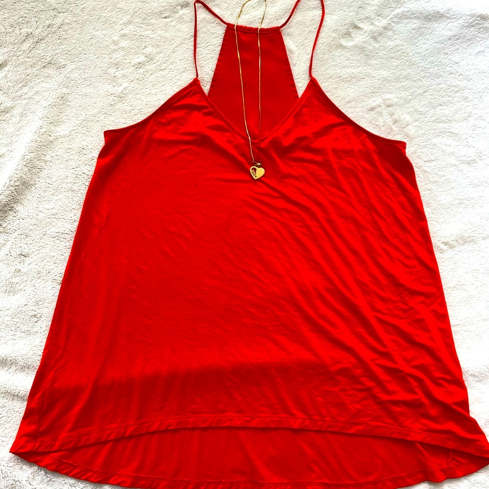 Versona Red sleeveless tank top